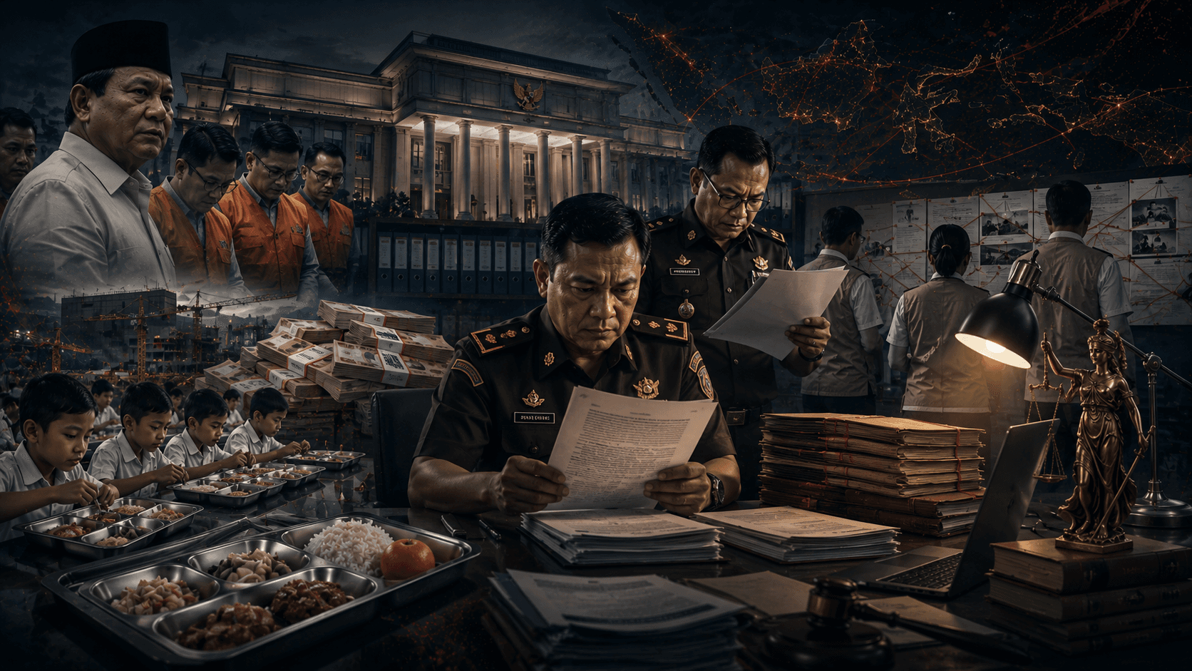Justice, investigation, and corruption unfold